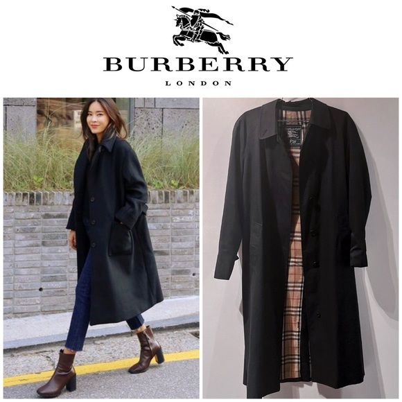Burberry Jackets & Blazers - Burberry Vintage Navy Overcoat 12 Tall